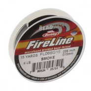 Fireline Perlenfaden 0.15mm (6lb) Smoke grey - 13.7m